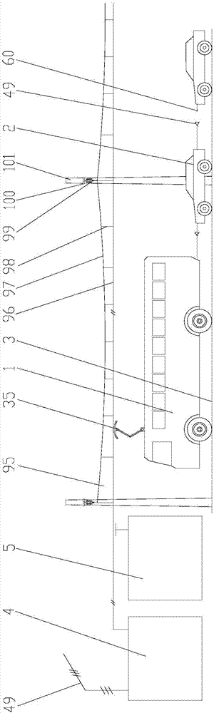 采用接触网供电的公路运输系统的制作方法