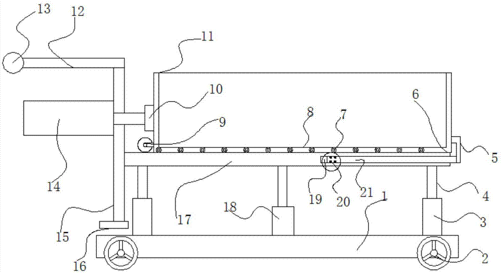 一种使用方便的建筑用物料运输车的制作方法