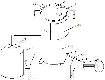 炭化炉用冷却塔的制作方法