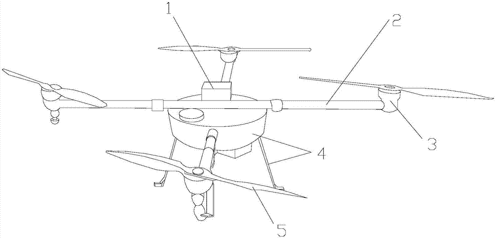 一种利用高空气压疏导气流的无人机机臂折叠结构的制作方法