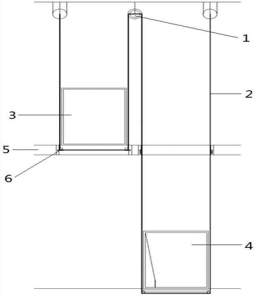 一种用于双层建筑的重力式垂直电梯的制作方法