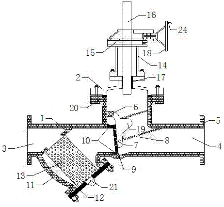 一种带操作装置的单向阀的制作方法