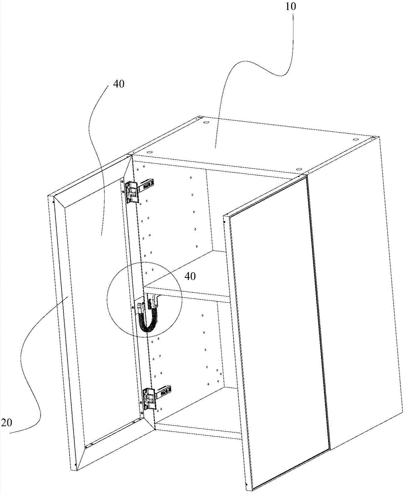 橱柜灯及橱柜的制作方法