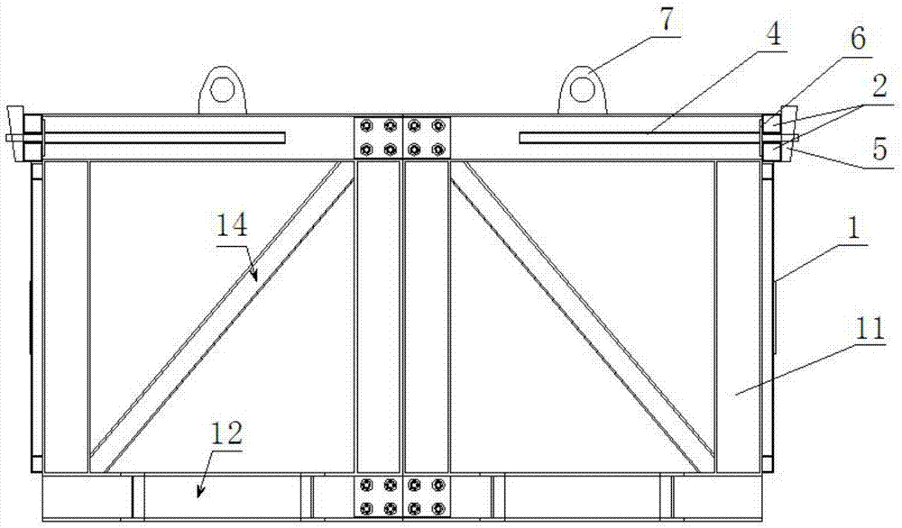 多规格组合式预制墙板存放运输一体架的制作方法