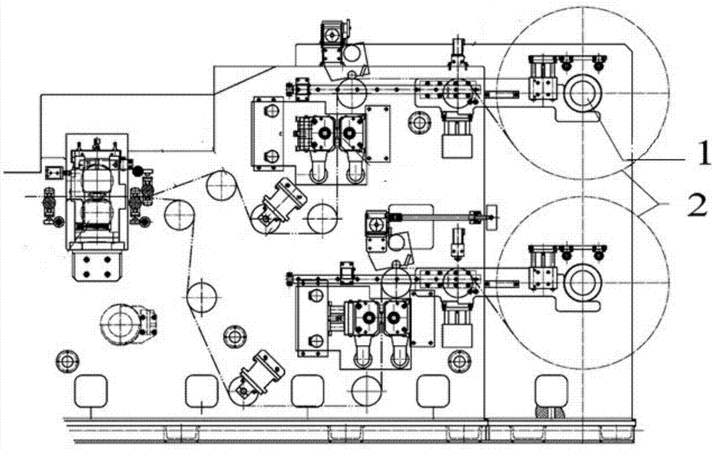 一种锂电池分切机卸料装置的制作方法