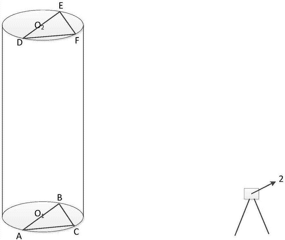 一种圆形立柱垂直度检测方法与流程
