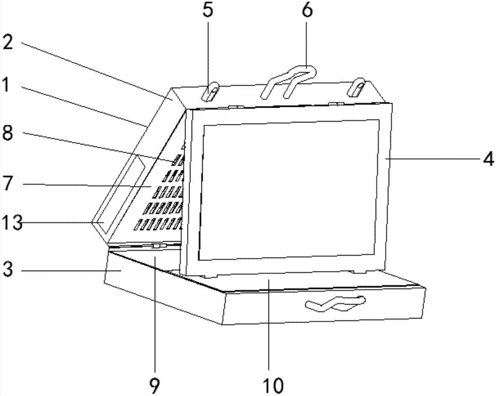 一种折叠式双用途一体式计算机壳结构的制作方法
