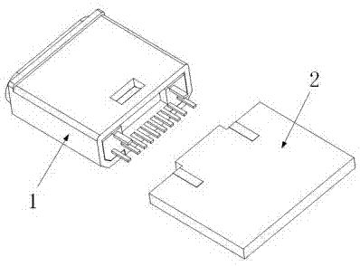 一种Mini-USB连接器的焊接结构的制作方法
