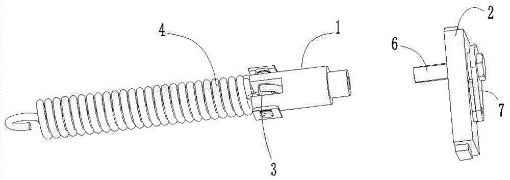 操动机构的分闸弹簧连接装置及操动机构的制作方法
