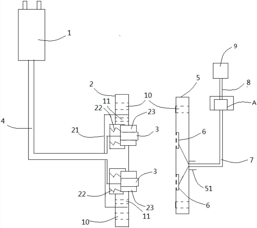 电子门锁的通用型不间断电源连接装置的制作方法