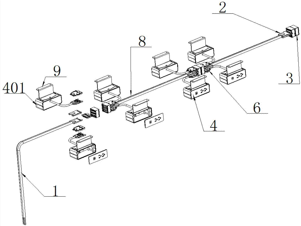 一种便于布线的模块化插排的制作方法