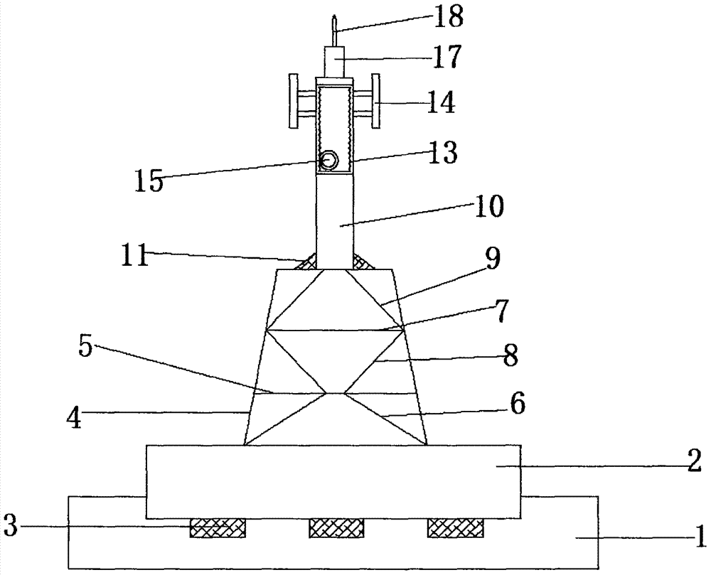 一种便于检修的信号塔的制作方法