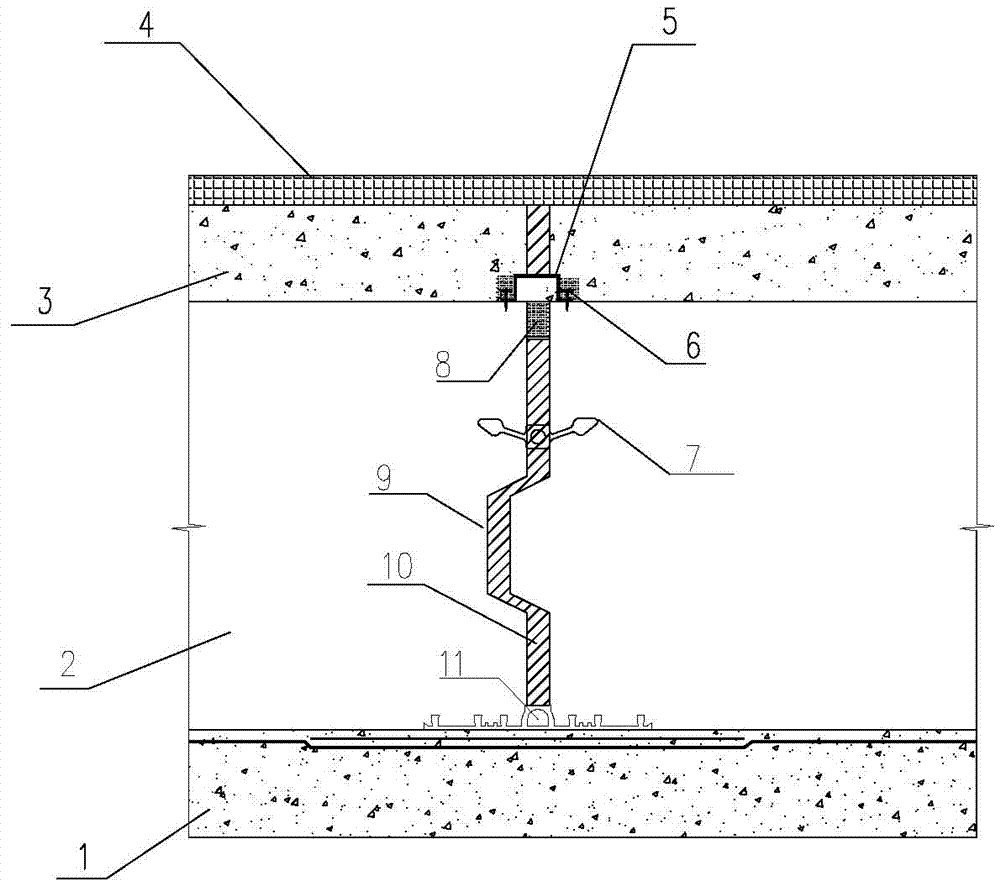 一种隧道伸缩缝防水结构的制作方法