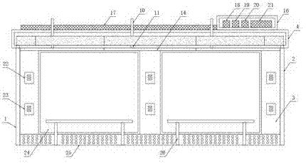 一种公用站亭新风吧结构的制作方法