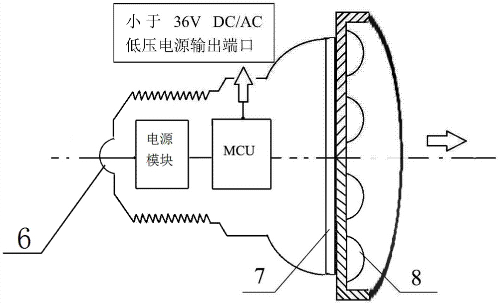 照明设备及应用该设备的免布线房屋安全监控系统的制作方法