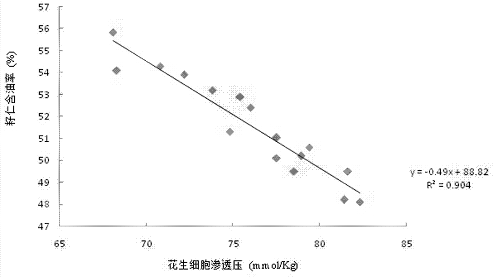 一种利用渗透压筛选高含油量花生的方法与流程