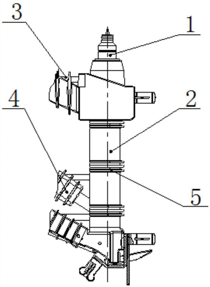 一种高压负荷开关及其用于高压负荷开关的支撑架的制作方法