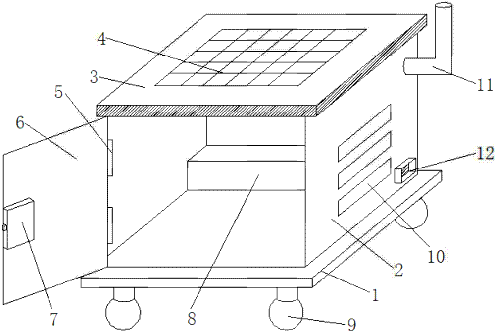 一种电子信息通讯基站专用机柜的制作方法