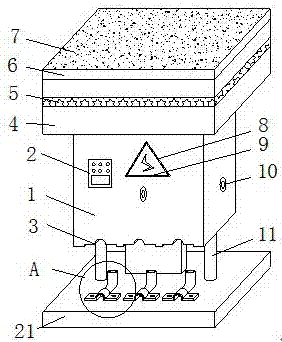 一种建筑工地现场安全接电箱的制作方法