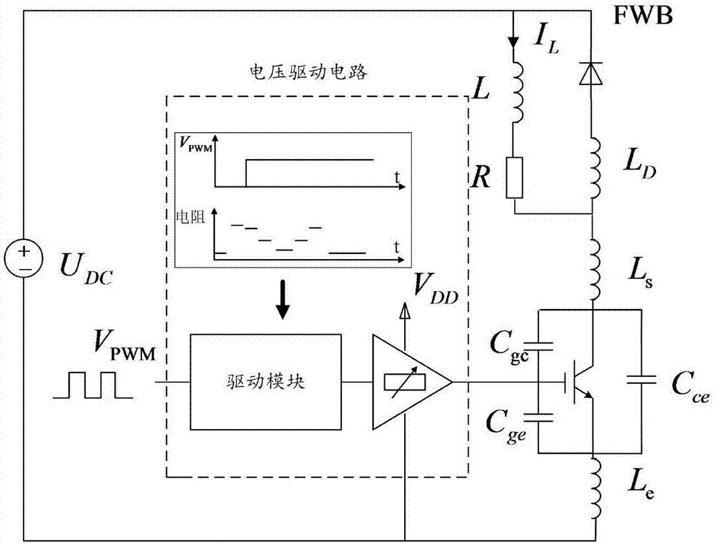 抑制IGBT和MOSFET电磁干扰的开环有源电压驱动电路及方法与流程