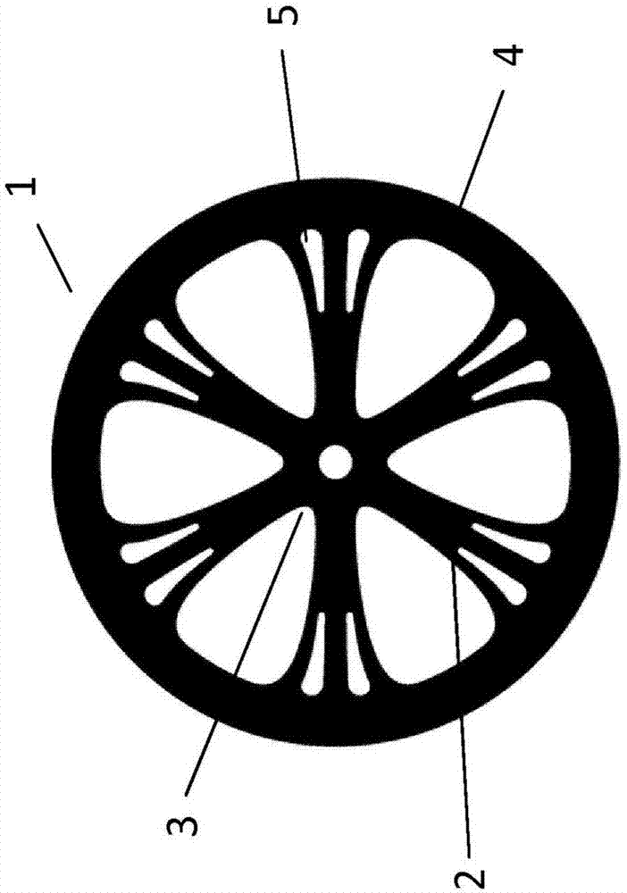 具有高稳定性的一体式注射成型的车轮的制作方法