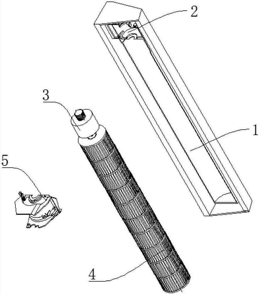 一种空调器电机扣合装置及空调器的制作方法