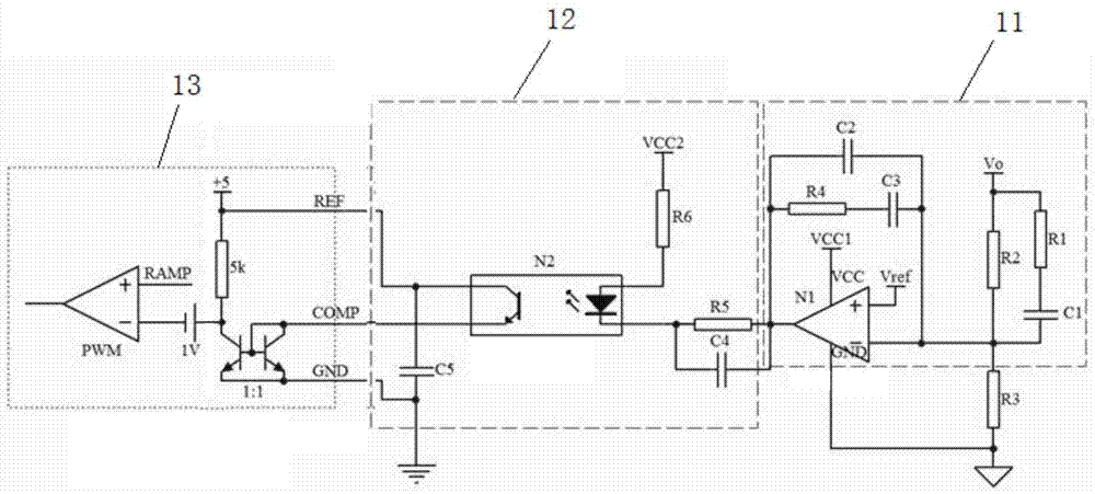 一种电压控制隔离型DC/DC变换器的环路补偿电路及补偿方法与流程