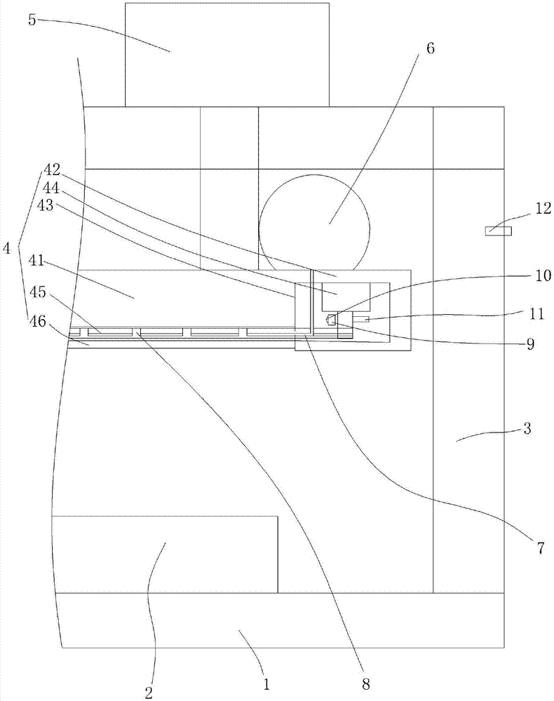 具有清切屑结构的曲轴箱加工用夹具的制作方法