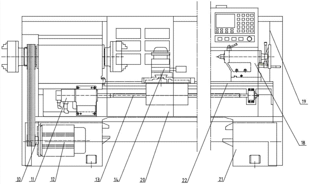 数控大孔车床的制作方法