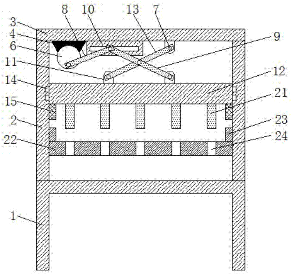 一种育苗基质切分模具的制作方法