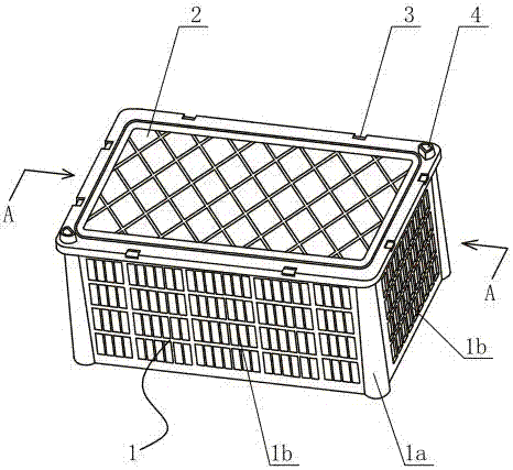 用于农产品运输的周转箱的制作方法