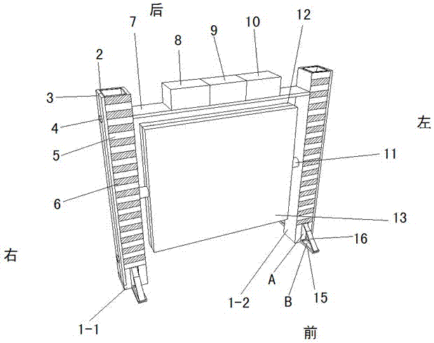 一种道桥维修专用警示牌的制作方法