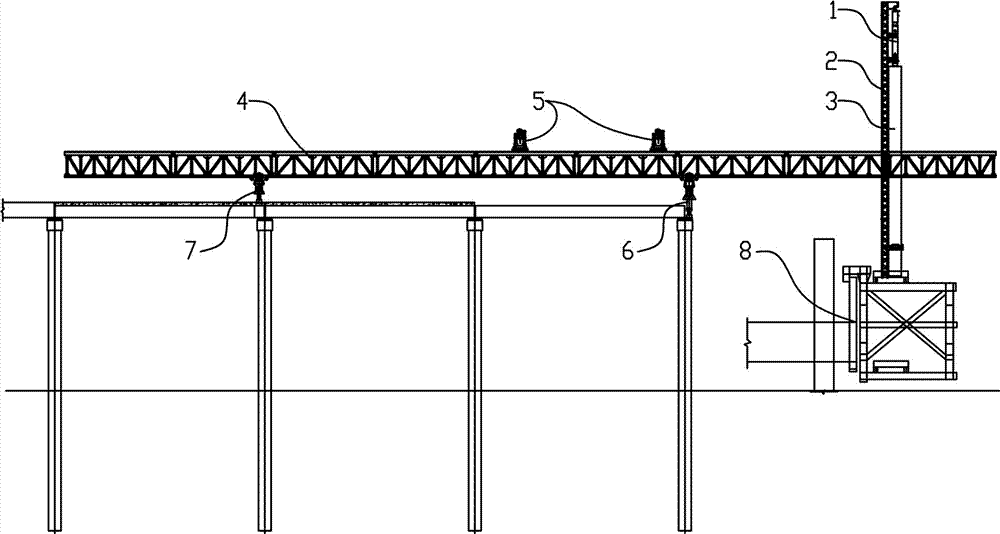 桩柱一体式桥梁下部结构及施工装置的制作方法