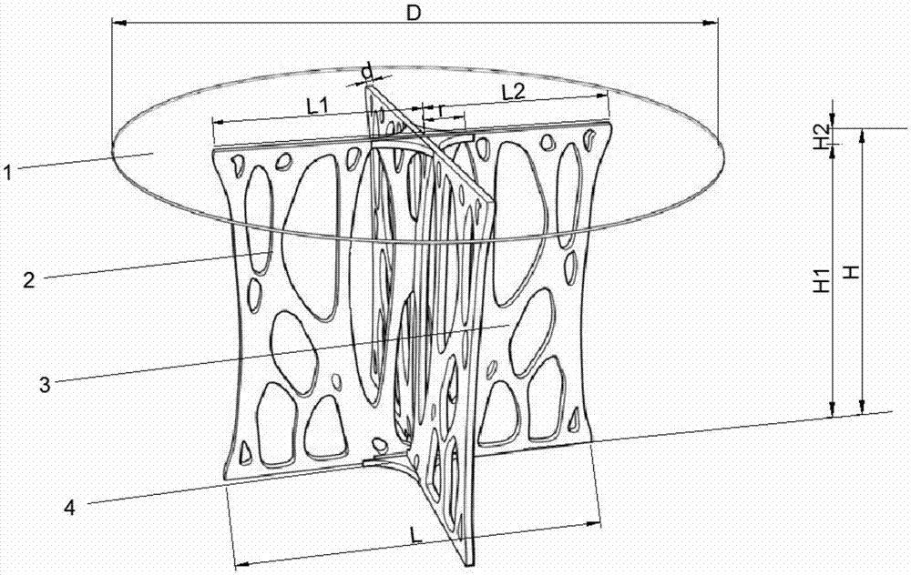 一种拓扑优化装配式圆桌及其设计方法与流程
