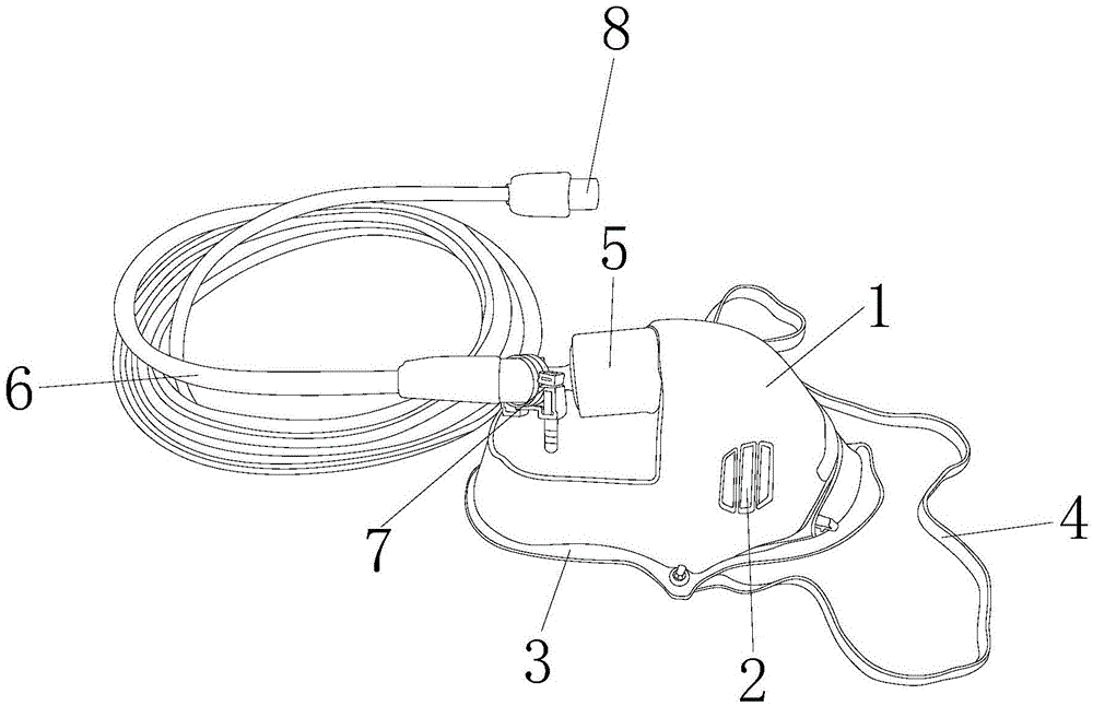 一种心内科用吸氧面罩的制作方法