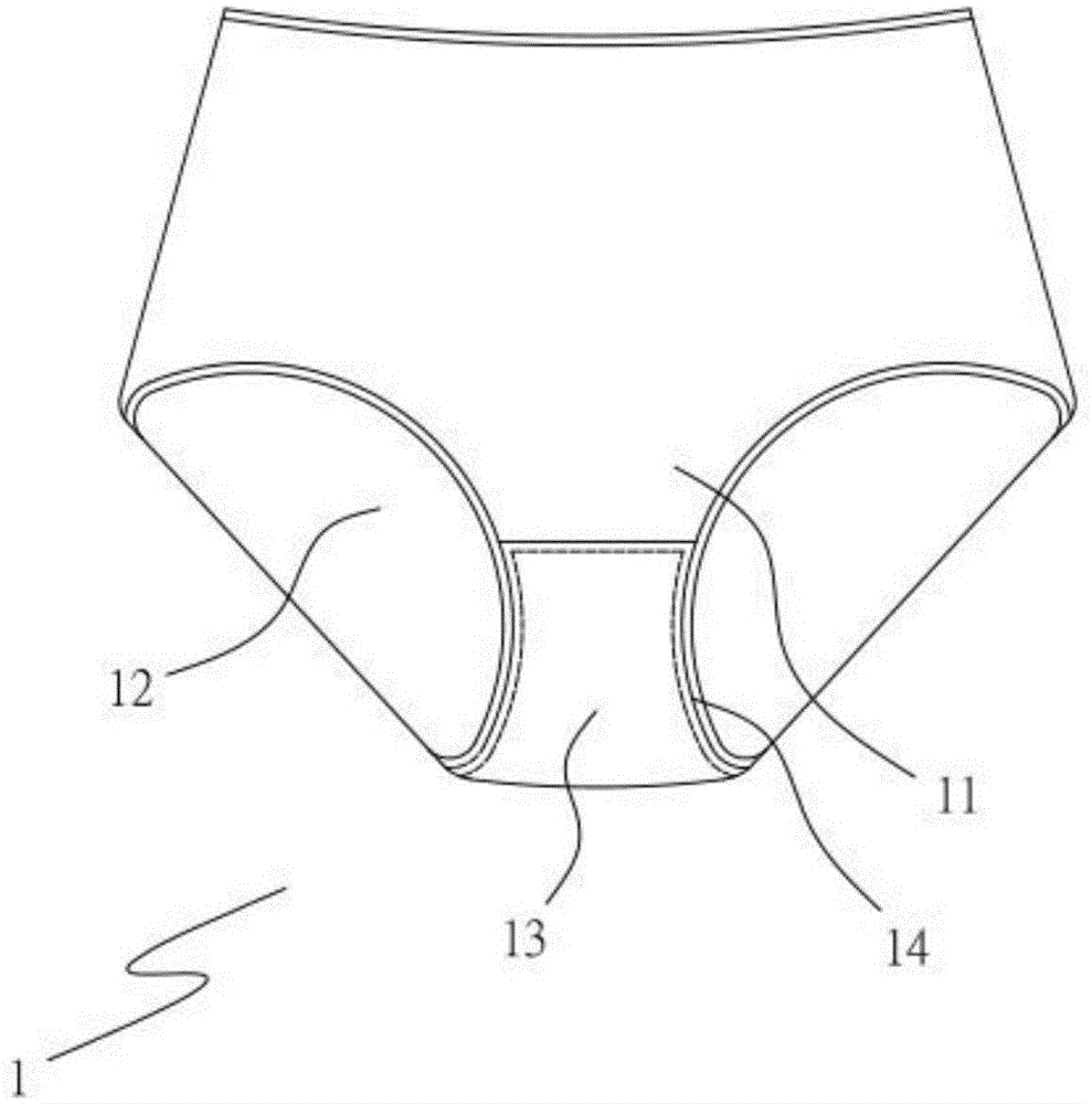 一种新型防污内裤的制作方法