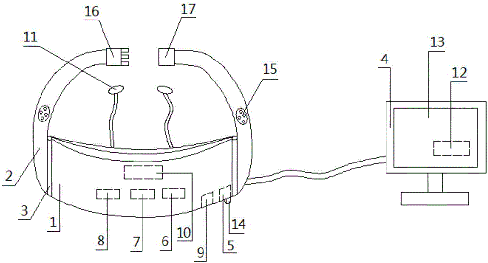 生物反馈式头痛治疗仪的制作方法