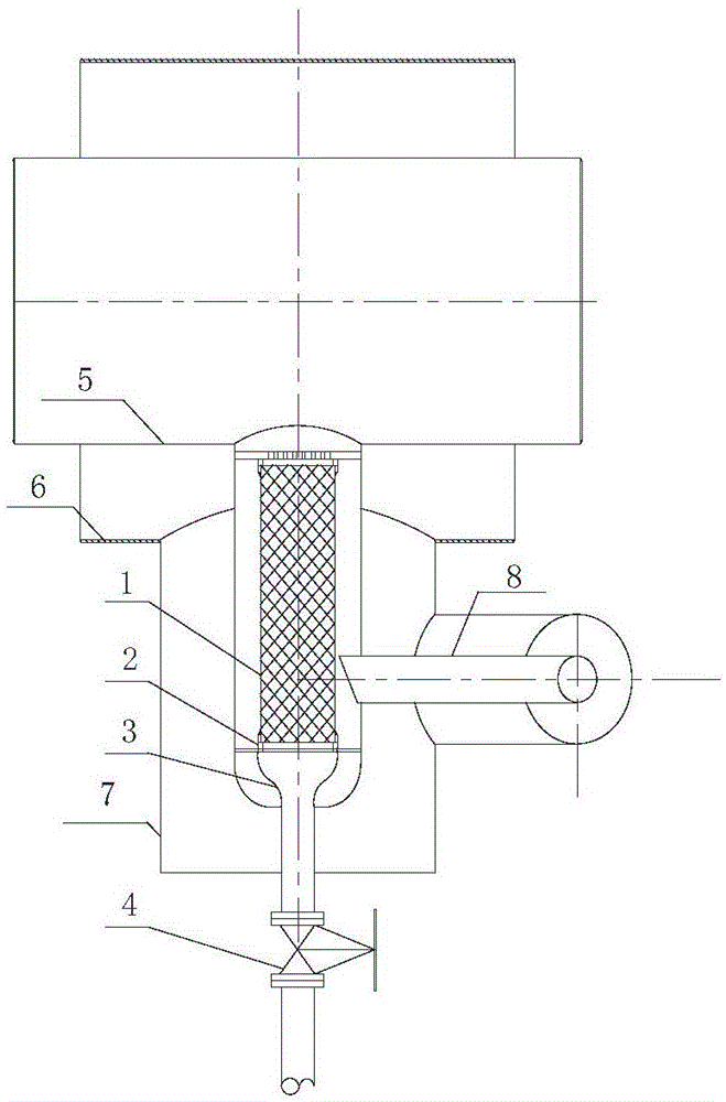 一种反冲式管廊蒸汽管线管凝结水输出装置的制作方法