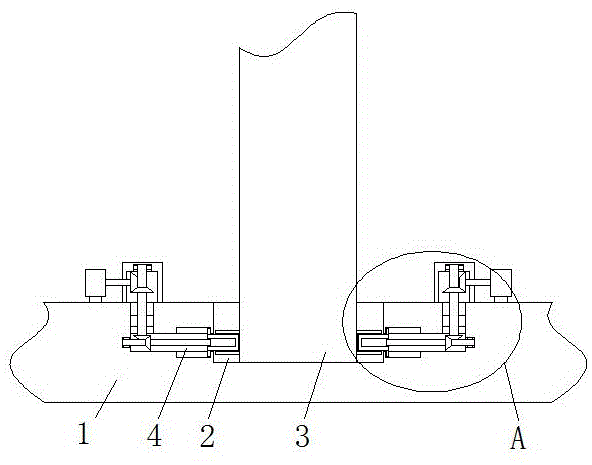 一种布袋除尘连接结构的制作方法