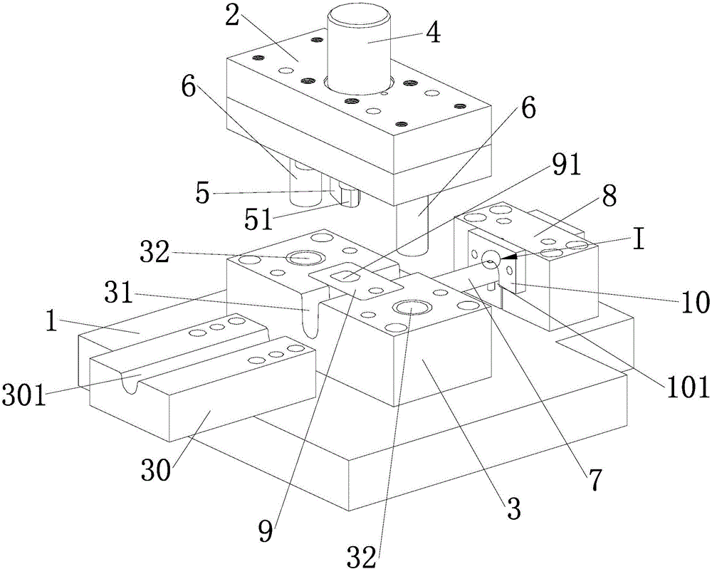 圆管冲孔模具的制作方法