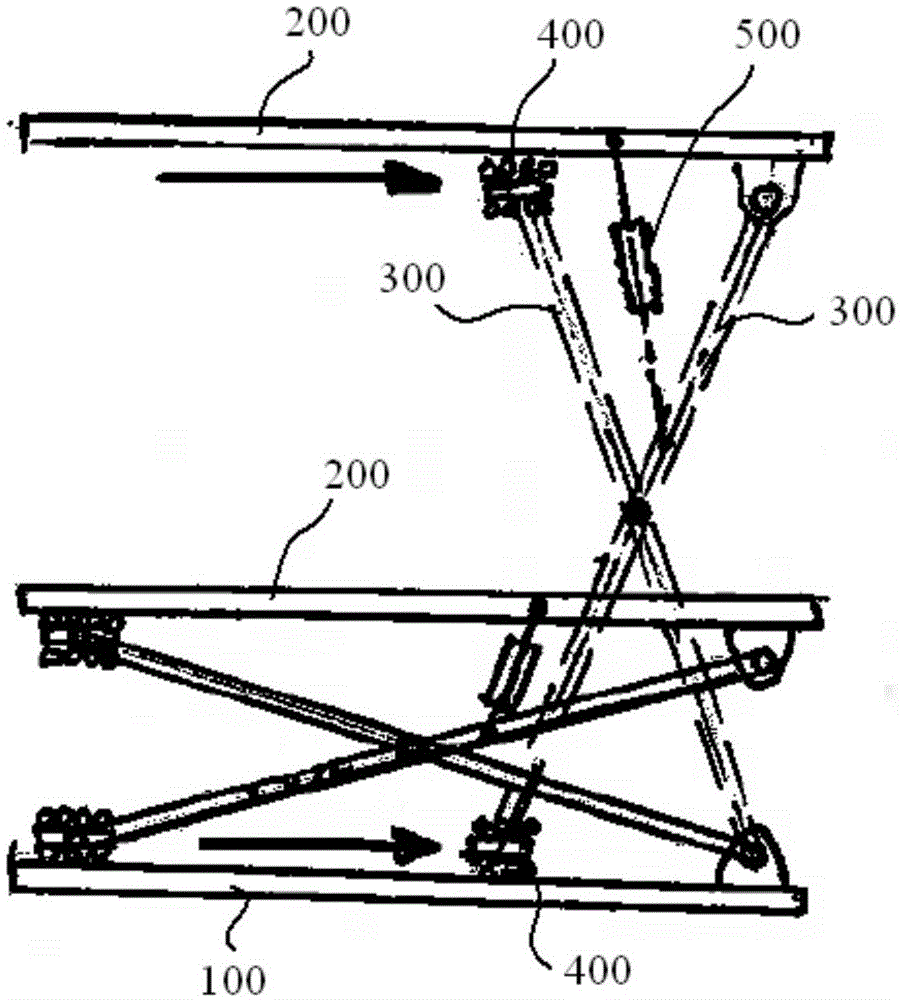 双套四连杆机构升降平台的制作方法