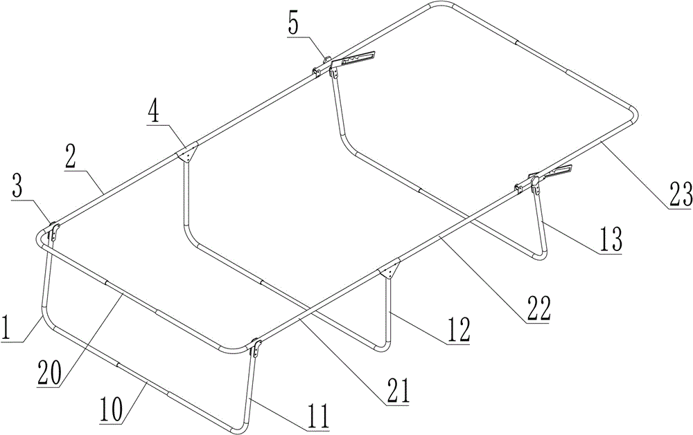 折叠床的制作方法
