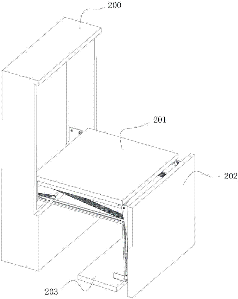 一种翻板支撑装置及柜子的制作方法