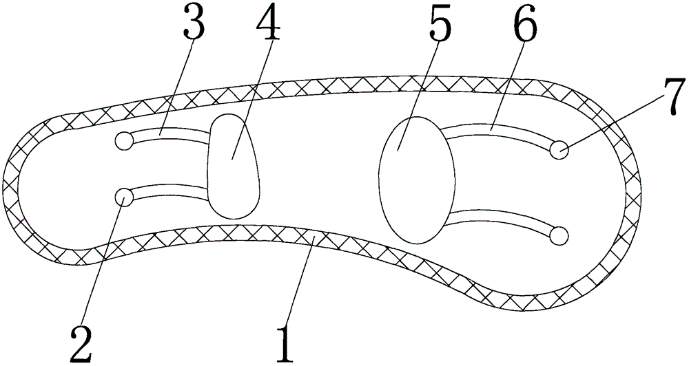 一种基于空气流动原理治脚气鞋垫的制作方法