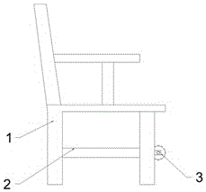 带腿部按摩的餐椅的制作方法