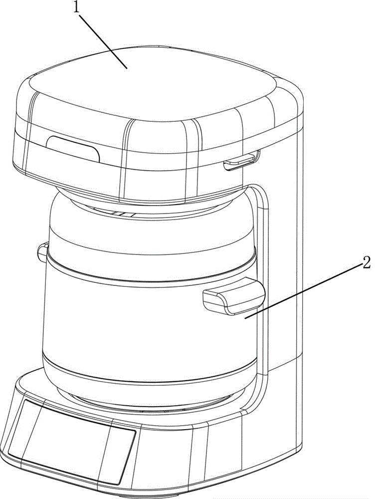 一种早餐机锅具的卡位结构的制作方法