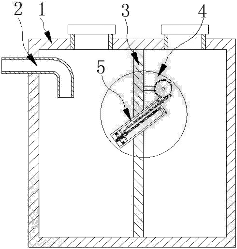 一种化粪池管道防堵塞装置的制作方法