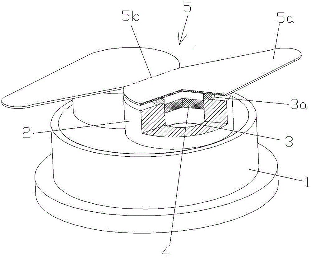 一种输液容器用双柱式组合盖的制作方法