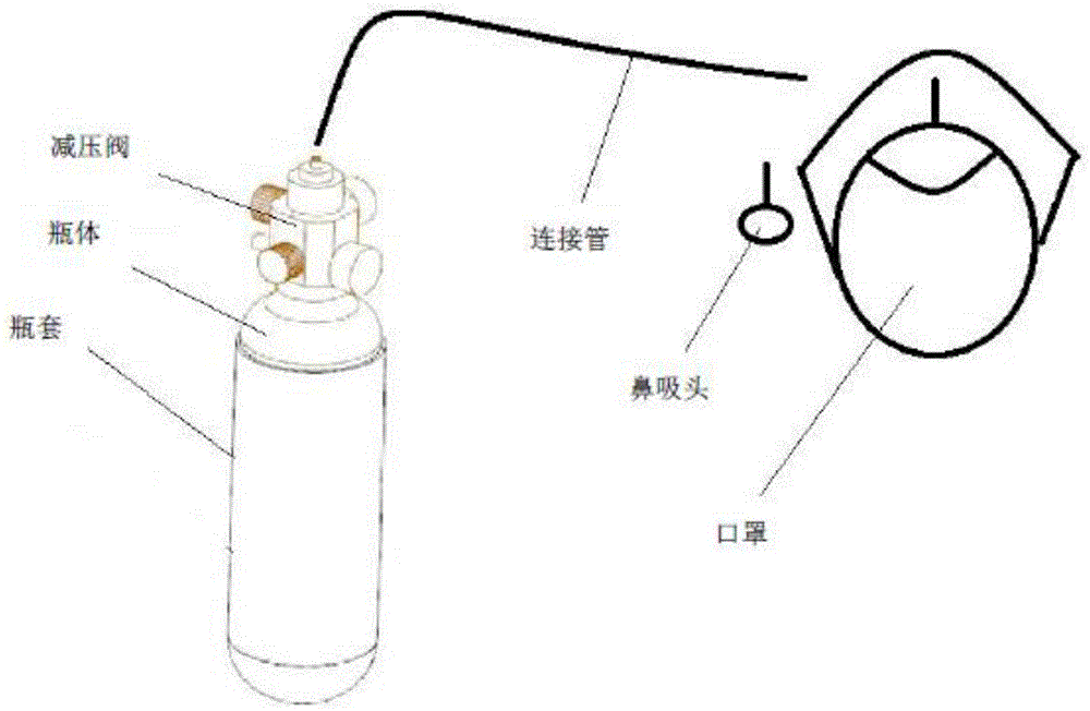 一种便携式氧气呼吸器的制作方法