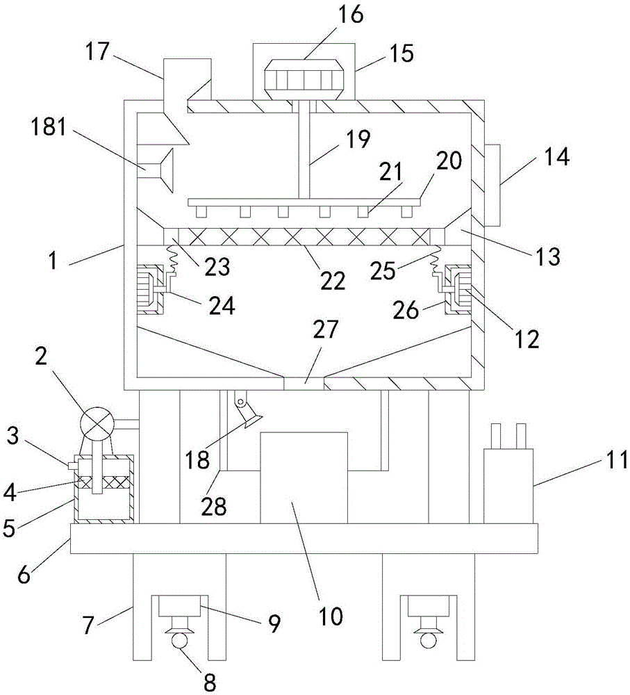 一种建筑领域的砂石快速滤杂设备的制作方法